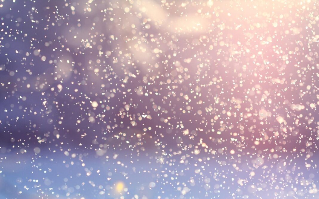 snowing